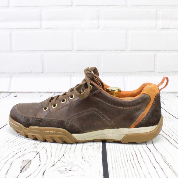 Ecco Other - Ecco Brown Leather Sneakers Receptor Technology 7